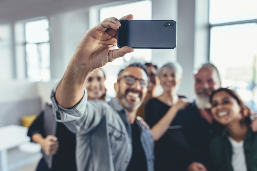 Business Group Selfie